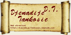 Đenadije Tankosić vizit kartica